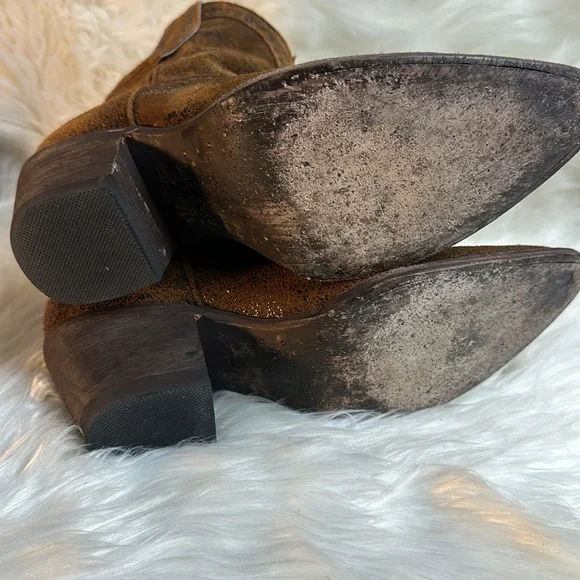 IDYLLWIND Miranda Lambert Western Brown Distressed Boots - Picture 7 of 12